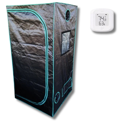 Mylar Grow Tent 120x120cm with 180cm or 200cm Height & WiFi Meter-Off Grid Living Supplies