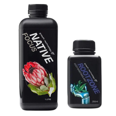 Native Focus 1L & Rootzone 250ml with Ultra Flush 1L Kit - Professor's Nutrients-Off Grid Living Supplies