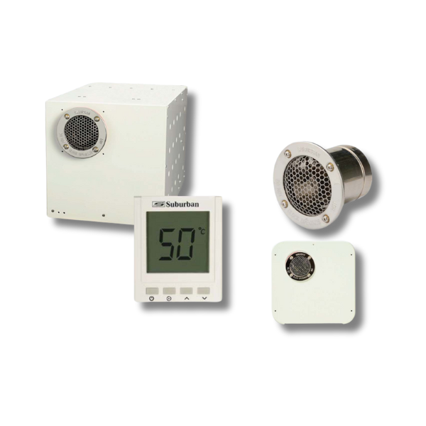 Nautilus On Demand Water Heater Kit White For Caravan & RVs-Off Grid Living Supplies Australia