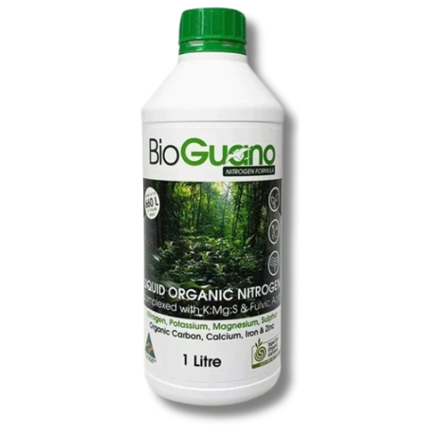 Nitrogen Formula 1L Organic Hydroponic Nutrient - Bio Guano-Off Grid Living Supplies