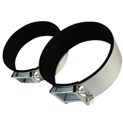 Noise Reducer Clamp Fan Ducting Connector Muffler Clamp-Off Grid Living Supplies