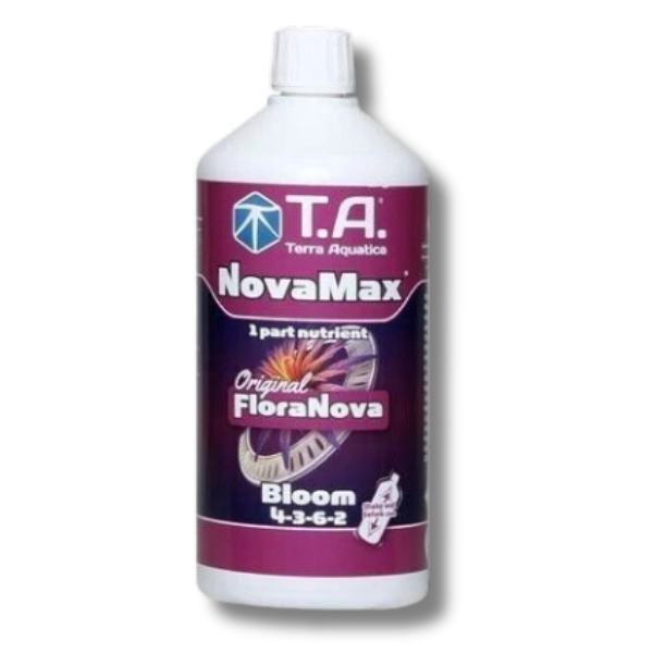 NovaMax Bloom Hybrid Liquid Nutrient 1L for Hydroponics - Terra Aquatica-Off Grid Living Supplies