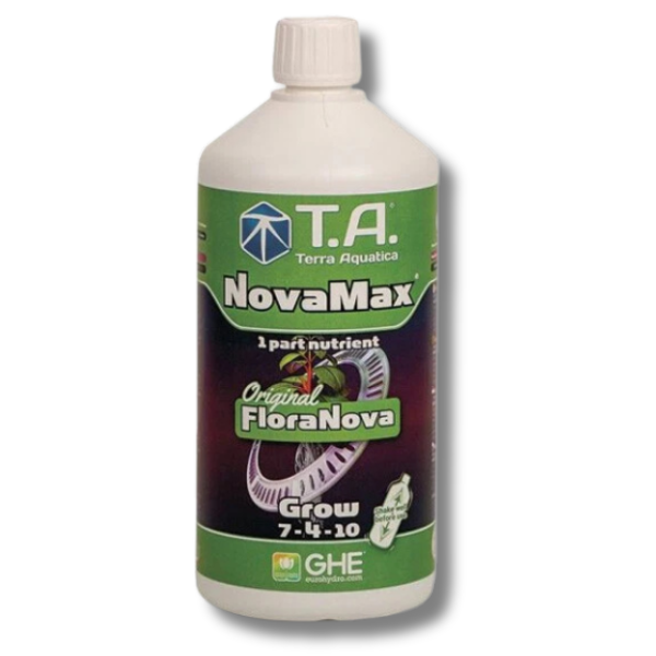 NovaMax Grow 1L Hybrid Liquid Nutrient - Terra Aquatica-Off Grid Living Supplies