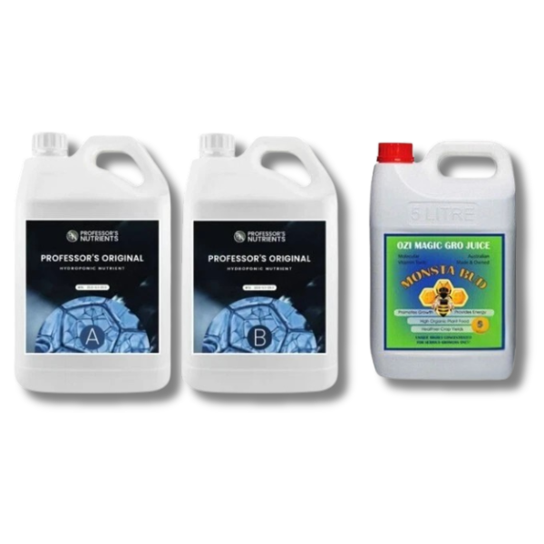 Nutrient Original A&B with Monsta Bud 5L - Professor's Nutrients-Off Grid Living Supplies