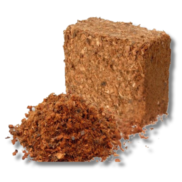 Orchid Coir Block 4.5kg Low Salt Husk Chip Grow Medium-Off Grid Living Supplies