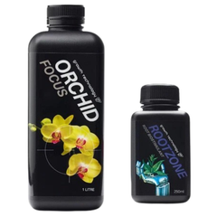 Orchid Focus 1L & Rootzone 250ml with Ultra Flush 1L Kit - Professor's Nutrients-Off Grid Living Supplies