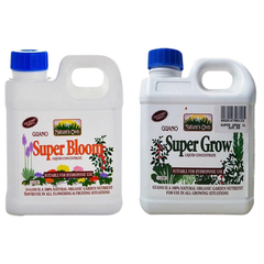 Organic Guano Super Grow & Super Bloom Nutrient 1L for Hydroponics-Off Grid Living Supplies