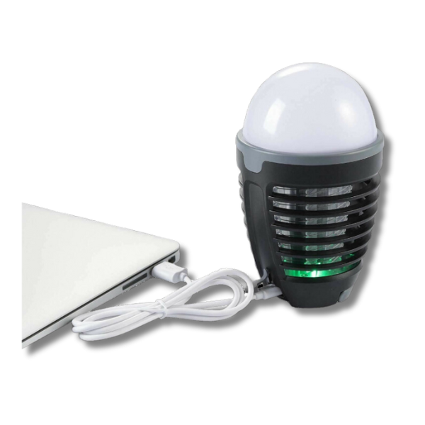 Outdoor 2 In 1 Rechargeable Mosquito Zapper Bulb-Off Grid Living Supplies Australia
