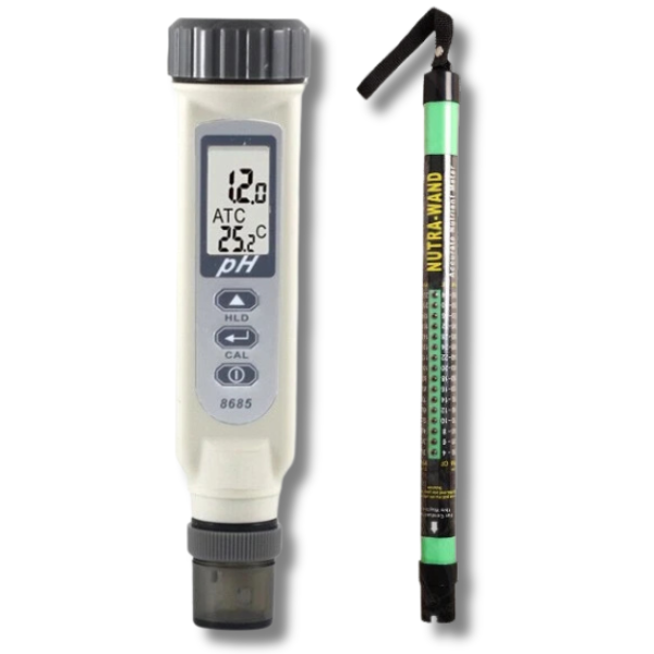 PH / EC / CF Nutrient Meter Pen Tester for Hydroponics EC CF PPM-Off Grid Living Supplies