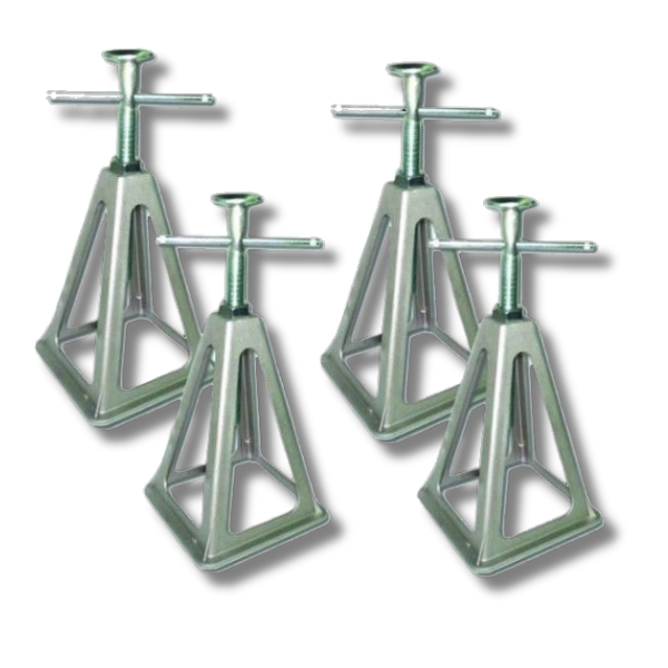 Pair Of 2 Aluminium Stabilisers Stacking Jacks-Off Grid Living Supplies Australia