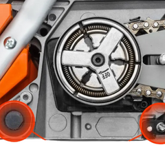 Petrol Commercial Chainsaw with 22" Bar, E-Start & Top Handle