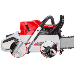 Petrol Commercial Chainsaw with 24" Bar, E-Start & Top Handle