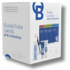Probe Care Kit pH & Conductivity with pH 7.0, 4.0, KCl & 2.77 EC Solutions - Bluelab-Off Grid Living Supplies