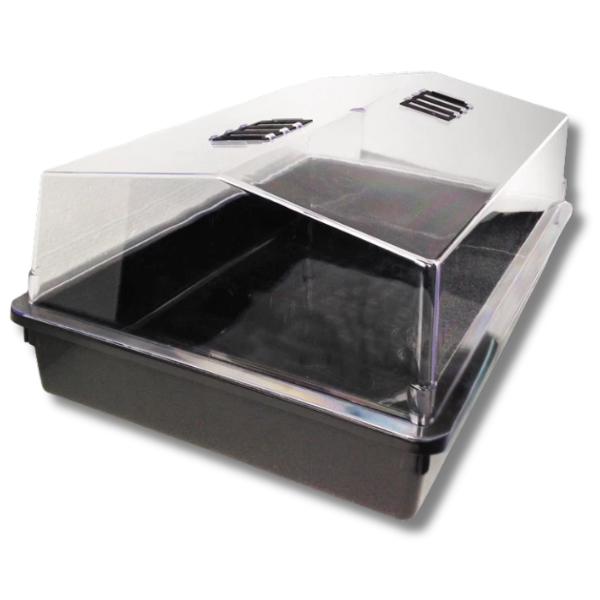Propagation Tray with Cloning Lid Black Dome & Tray Set-Off Grid Living Supplies