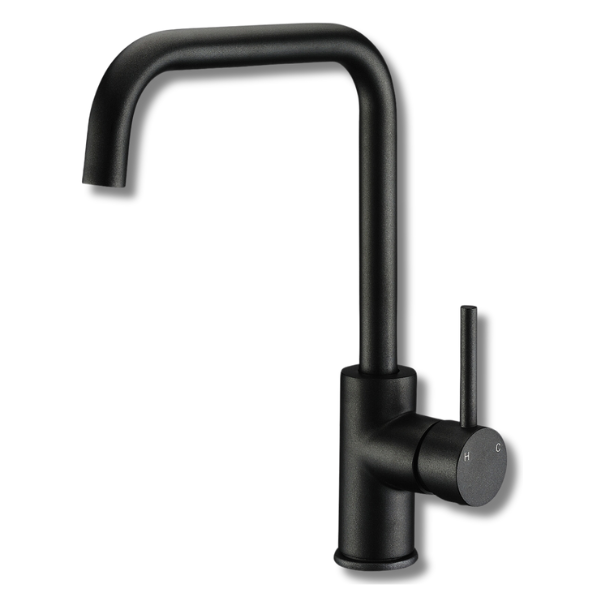 Raco Round Kitchen Sink Mixer Black For Caravan & RVs-Off Grid Living Supplies Australia