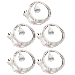 Reflector Extension Leads and Ballast Cable with Earth Pin for Grow Lights-Off Grid Living Supplies
