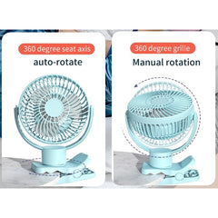 Remote Control USB Portable Caravan / RV Fan With LED Light Black-Off Grid Living Supplies Australia