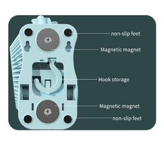 Remote Control USB Portable Caravan / RV Fan With LED Light White-Off Grid Living Supplies Australia