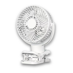 Remote Control USB Portable Caravan / RV Fan With LED Light White-Off Grid Living Supplies Australia