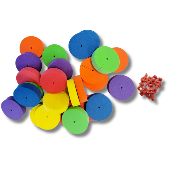 Replacement Neoprene Clone Disks 25 Pack Coloured Collars for Cloning Stations-Off Grid Living Supplies