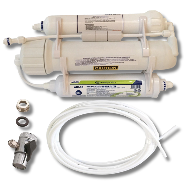 Reverse Osmosis RO DI Water Filter with Resin for Marine Fish Tanks - HRO3-D + Diverter-Off Grid Living Supplies Australia