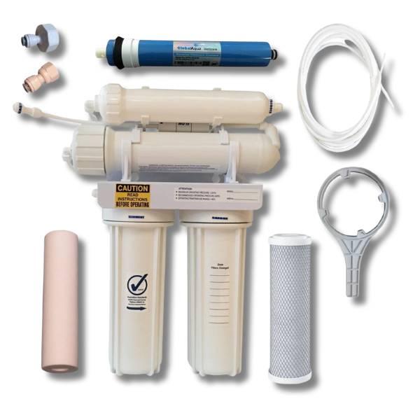 Reverse Osmosis RO DI Water Filter with Resin for Marine Fish Tanks - PRO-4-D-Off Grid Living Supplies Australia