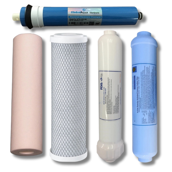 Reverse Osmosis RO Membrane Filter Kit for RON 4 + 5 Stage Systems-Off Grid Living Supplies Australia