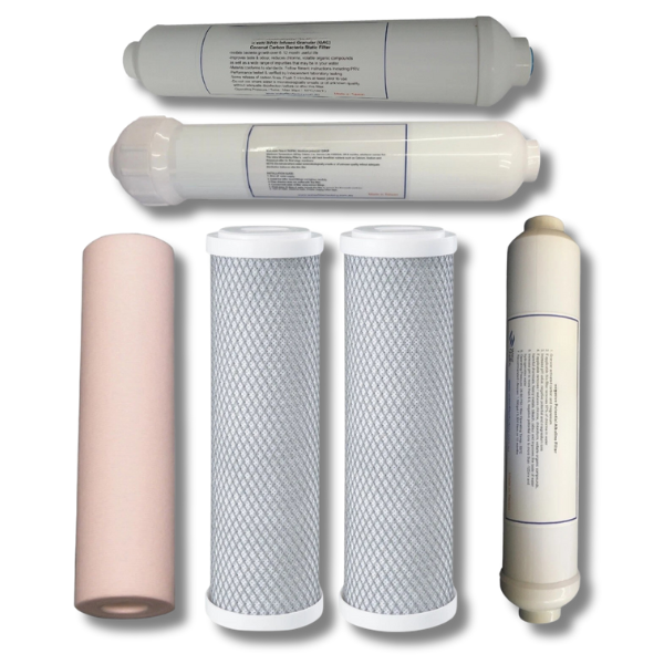 Reverse Osmosis Replacement Water Filters without RO Membrane for RON 5 / 6 / 7 Stage Systems-Off Grid Living Supplies Australia