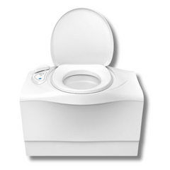 Right Hand Cassette Toilet White For Caravan & RVs-Off Grid Living Supplies Australia