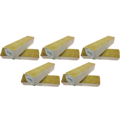 Rockwool Cloning & Seedling Blocks 75x75mm No Hole - Grodan-Off Grid Living Supplies