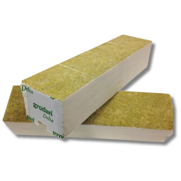 Rockwool Cloning & Seedling Blocks 75x75mm No Hole - Grodan-Off Grid Living Supplies