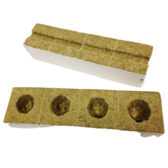 Rockwool Grow Wool 75x75mm with Hole 125 / 150 Pack - Grodan-Off Grid Living Supplies