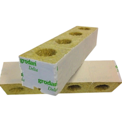 Rockwool Grow Wool 75x75mm with Hole 125 / 150 Pack - Grodan-Off Grid Living Supplies