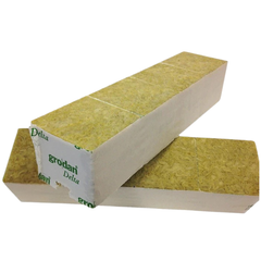 Rockwool Seedling Cubes 75x75mm No Hole 125 / 150 Units - Grodan-Off Grid Living Supplies