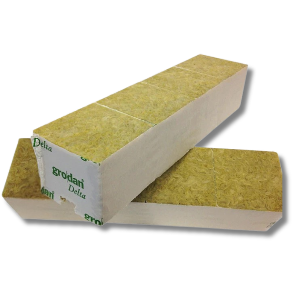 Rockwool Seedling Cubes 75x75mm No Hole 125 / 150 Units - Grodan-Off Grid Living Supplies