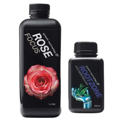 Rose Focus 1L & Rootzone 250ml with Ultra Flush 1L Kit - Professor's Nutrients-Off Grid Living Supplies