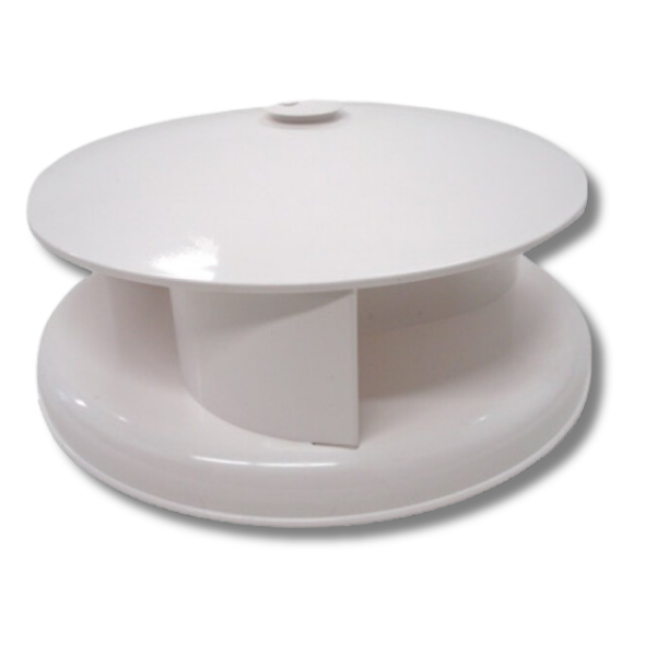 Rotary Vent Plastic White For Caravan & RVs-Off Grid Living Supplies Australia