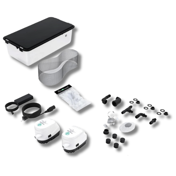 Runoff Pump Kit with 2x 1100 GPH Pumps for Hydroponics - The Bucket Company-Off Grid Living Supplies