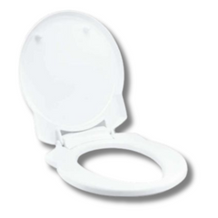 Seat & Cover White For Ceramic Bowl Toilets-Off Grid Living Supplies Australia