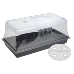 Seeding and Cloning Hydroponics Starter Combo with LED Light, Rockwool and Dome Tent-Off Grid Living Supplies