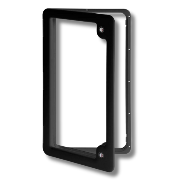 Service Door 4 Black For Cassette Toilet-Off Grid Living Supplies Australia