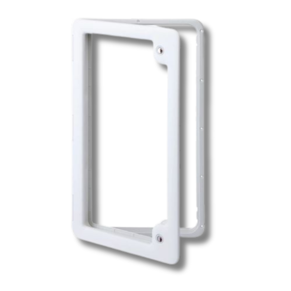 Service Door 4 White For Cassette Toilet-Off Grid Living Supplies Australia