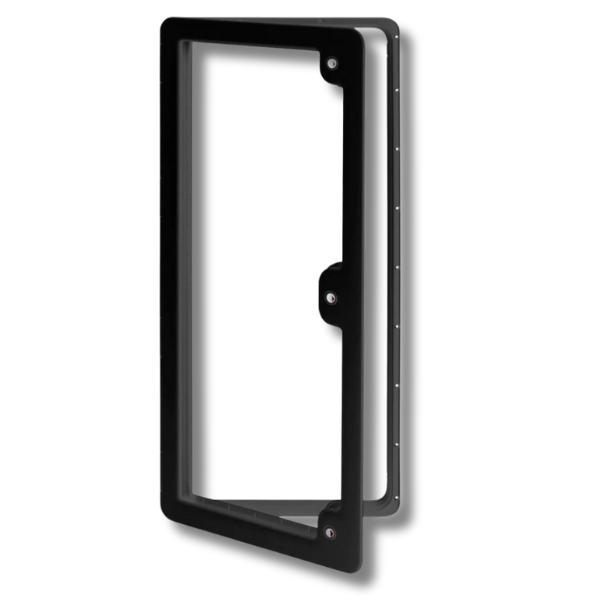 Service Door 6 Black For Cassette Toilet-Off Grid Living Supplies Australia