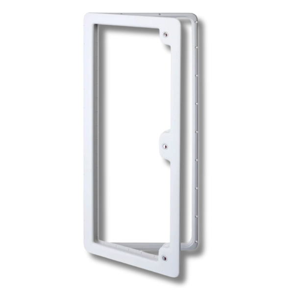 Service Door 6 White For Cassette Toilet-Off Grid Living Supplies Australia