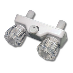 Shower Mixer White For Caravan & RVs-Off Grid Living Supplies Australia