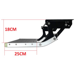 Single Motor Home Step Caravan / RV Manual Bolt XL Black-Off Grid Living Supplies Australia