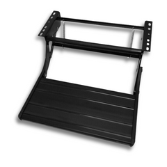 Single Motor Home Step Caravan / RV Manual Bolt XL Black-Off Grid Living Supplies Australia
