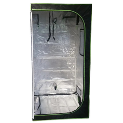 Small Grow Tent with 50W LED Grow Light and 4 Inch Inline Axial Fan Kit-Off Grid Living Supplies