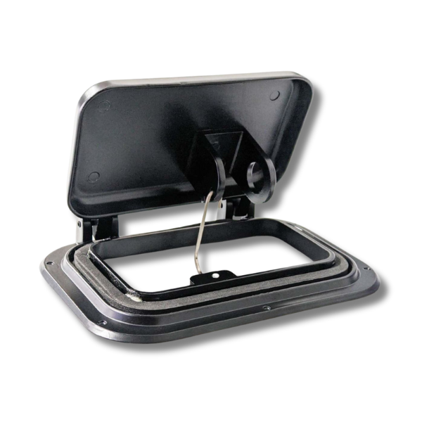 Small Scupper Vent Black For Caravan & RVs-Off Grid Living Supplies Australia