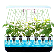 Smart LED Self-Watering Garden for Vegetables and Flowers - Black-Off Grid Living Supplies